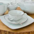 ELITE PLATIN serwis do herbaty 6 osobowy/ 12 sztuk. - 2