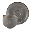 RUSTIC GRAY FILIŻANKA ZE SPODKIEM 250 ml - Alumina Bogucice - 2