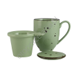 COTTAGE GREEN KUBEK Z ZAPARZACZEM - Alumina Bogucice - 2