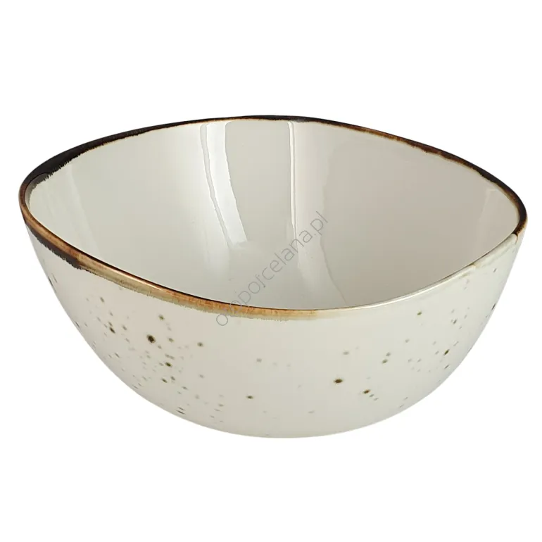 COTTAGE CREAM salaterka 26 x 24 cm AQUA - Alumina Bogucice