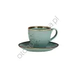 COTTAGE TIFFANY FILIŻANKA ZE SPODKIEM AQUA 300 ml - Alumina Bogucice - 2