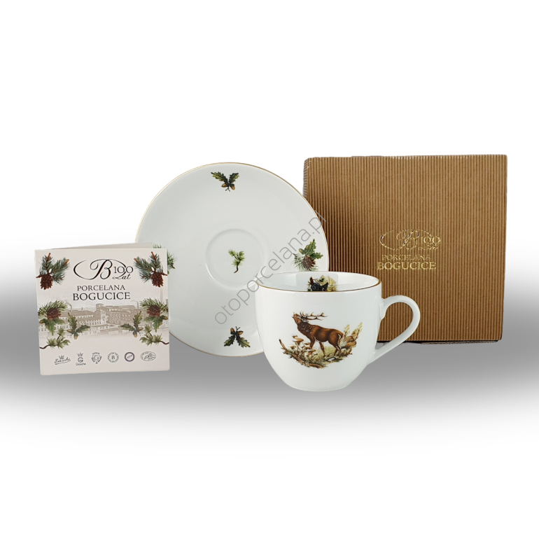 POLOWANIE filiżanka z spodkiem AP105 linea 350 ml