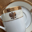 DOMENICO Z ORŁEM filiżanka espresso ze spodkiem CYLINDRYCZNA AP101 - 6