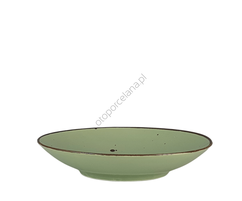 COTTAGE GREEN TALERZ GŁĘBOKI 22 cm - Alumina Bogucice