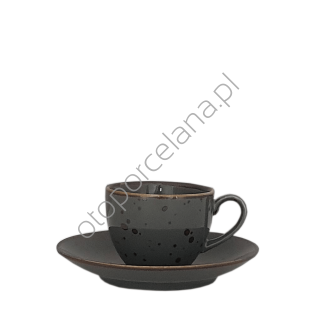 COTTAGE GRAPHITE FILIŻANKA Z SPODKIEM 200 ml - Alumina Bogucice