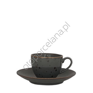 COTTAGE GRAPHITE FILIŻANKA Z SPODKIEM 200 ml - Alumina Bogucice