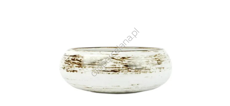 NOSTALGIA WHITE SALATERKA 16 cm ORGANIC - Alumina Bogucice