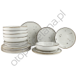 COTTAGE WHITE nordica zestaw talerzy 18 el.- Alumina Bogucice - 2