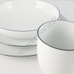 BASE BLACK zestaw obiadowy AP102 dla 6 os. 24 części - 4