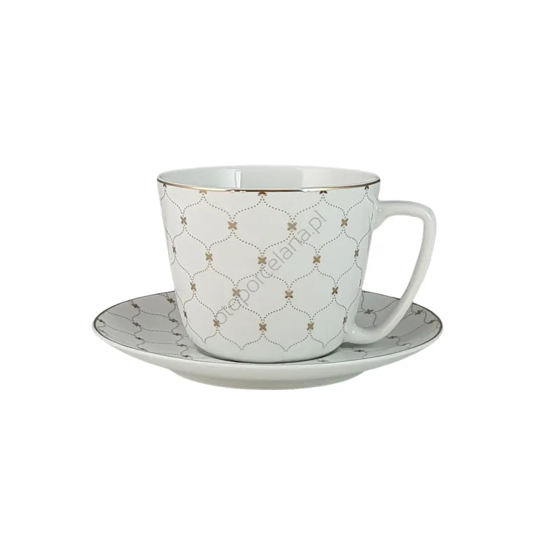 GEMIS filiżanka ze spodkiem jumbo ART-63 450 ml