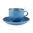 RUSTIC BLUE FILIŻANKA ZE SPODKIEM 250 ml - Alumina Bogucice - 2