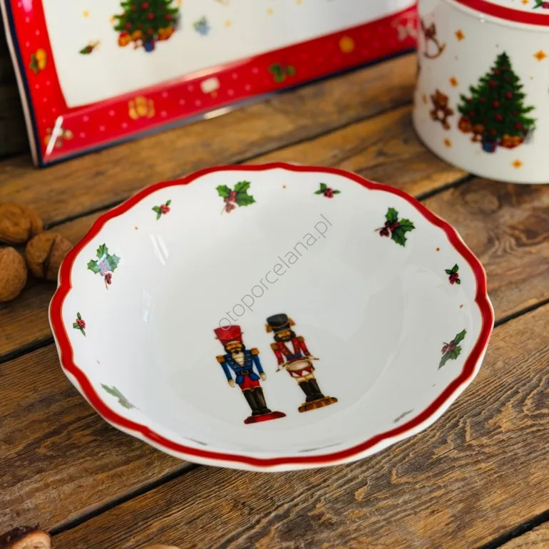 CICHA NOC new salaterka 23 cm red