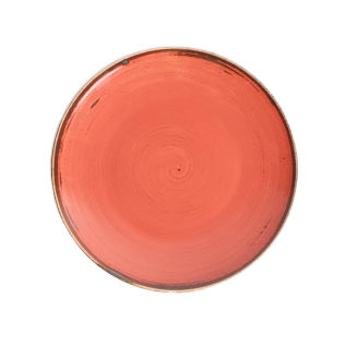 NOSTALGIA RED TALERZ DESEROWY 21,5 cm - Alumina Bogucice
