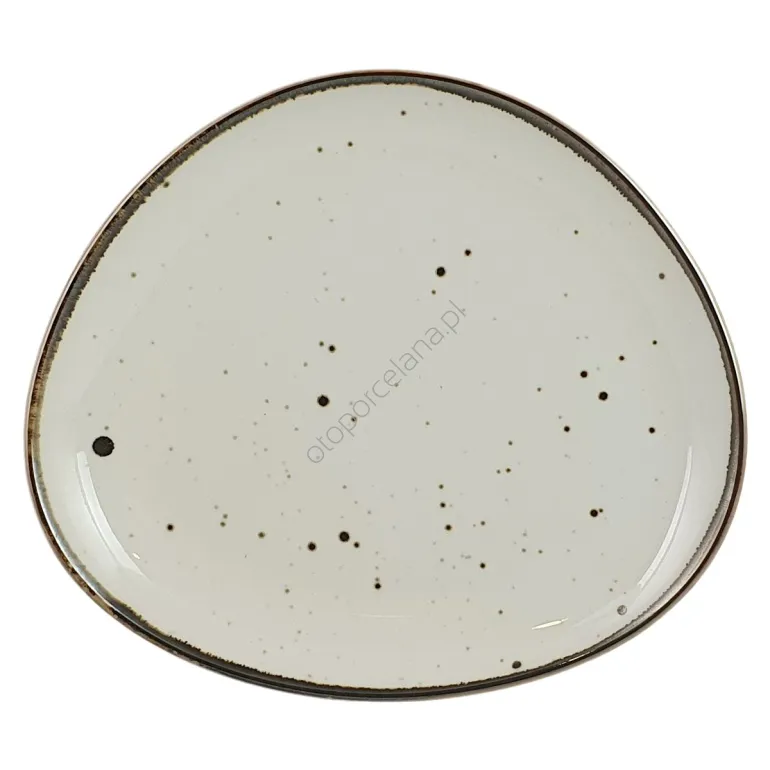 COTTAGE CREAM talerz płytki 26 x 29,5 cm AQUA - Alumina Bogucice