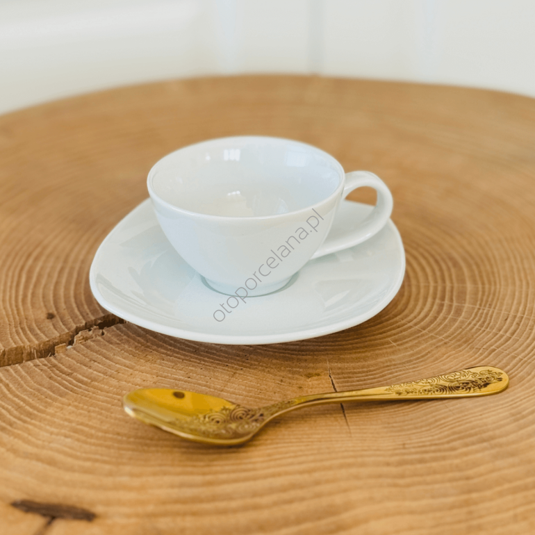 ELITE WHITE filiżanka z spodkiem espresso