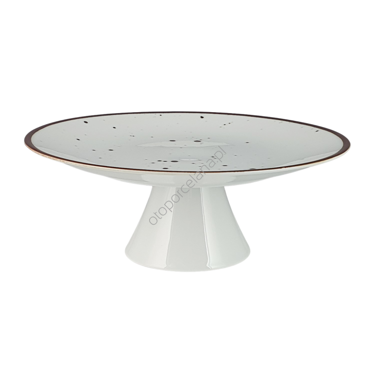 COTTAGE WHITE patera na ciasto 27,5 cm - Alumina Bogucice