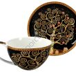 G. KLIMT filiżanka ze spodkiem, DRZEWO ŻYCIA 360 ml (czarne tło) - 3
