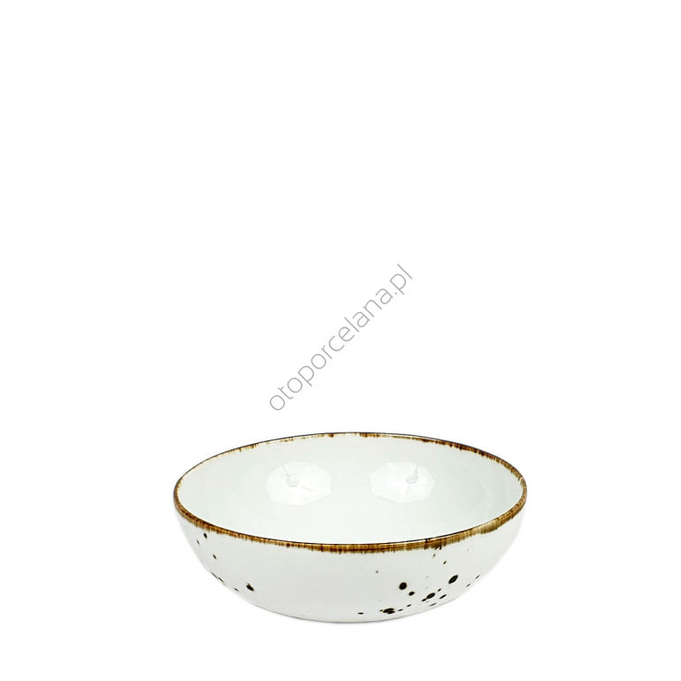 COTTAGE WHITE SALATERKA 16 cm   - Alumina Bogucice