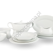 GAMMA WHITE PLUS serwis obiadowy 12 osobowy/ 45 sztuk. - 3