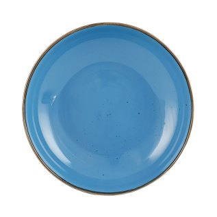 RUSTIC BLUE TALERZ GŁĘBOKI COUP SOUP 19,5 cm - Alumina Bogucice
