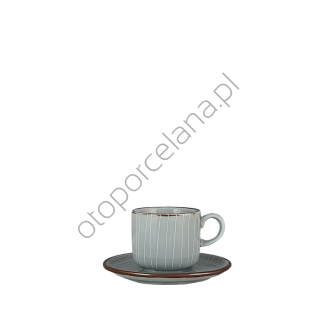 BERGEN GREY FILIŻANKA ESPRESSO 90 ml - Alumina Bogucice