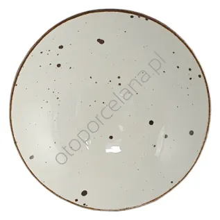 COTTAGE CREAM TALERZ GŁĘBOKI 22 cm   - Alumina Bogucice