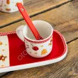 SWEET zestaw TETE a TETE espresso z tacką - 3