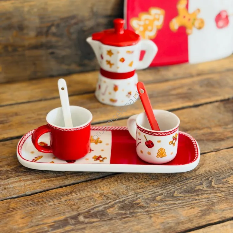 SWEET zestaw TETE a TETE espresso z tacką