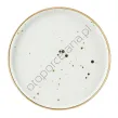 COTTAGE WHITE talerz płytki  BASIC 25 cm - Alumina Bogucice - 2