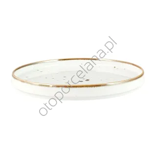 COTTAGE WHITE talerz płytki  BASIC 25 cm - Alumina Bogucice