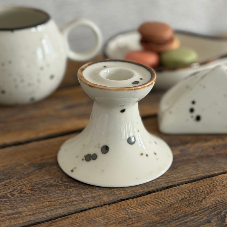 COTTAGE CREAM świecznik diplomat - Alumina Bogucice