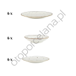 COTTAGE WHITE KOMPLET TALERZY 6 os. 18 el. - Alumina Bogucice - 2