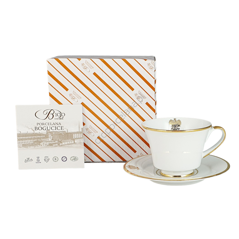 DOMENICO Z ORŁEM filiżanka ze spodkiem BRISTOL 250 ml