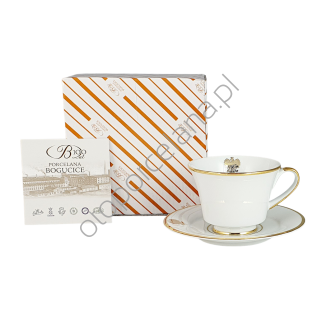 DOMENICO Z ORŁEM filiżanka ze spodkiem BRISTOL 250 ml