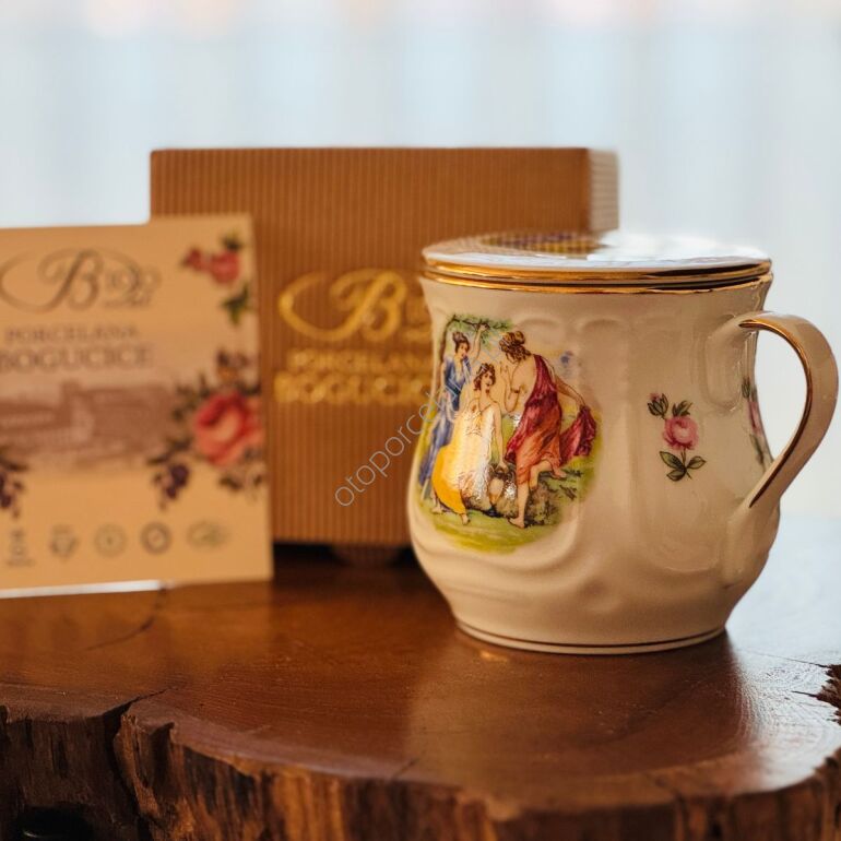 WESTALKI - SZOLKA, KUBEK  Z POKRYWKĄ 350 ml