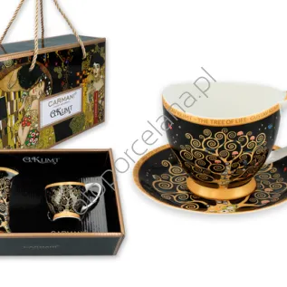 G. KLIMT filiżanka espresso VANESSA, DRZEWO ŻYCIA 100 ml