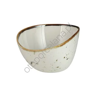 COTTAGE CREAM salaterka 20 x 16,5 cm AQUA - Alumina Bogucice
