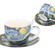 V. VAN GOGH filiżanka espresso ze spodkiem, GWIAŹDZISTA NOC 80 ml - 2