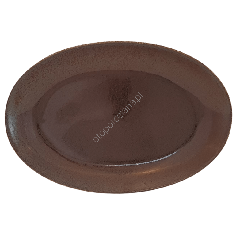 LOFT DARK PÓŁMISEK OWALNY 31 cm - Alumina Bogucice