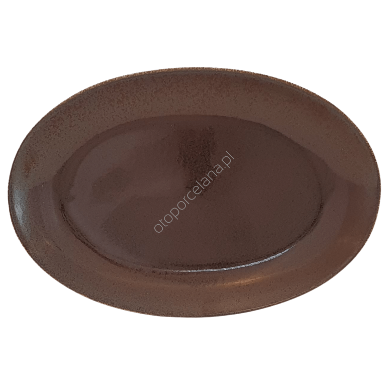LOFT DARK PÓŁMISEK OWALNY 31 cm - Alumina Bogucice