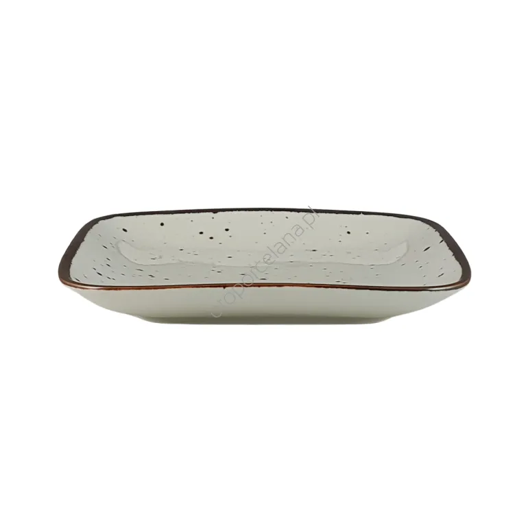 COTTAGE CREAM TALERZ DESEROWY SQUARE - Alumina Bogucice
