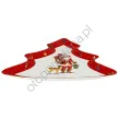 CICHA NOC patera choinka 28 cm red - 2