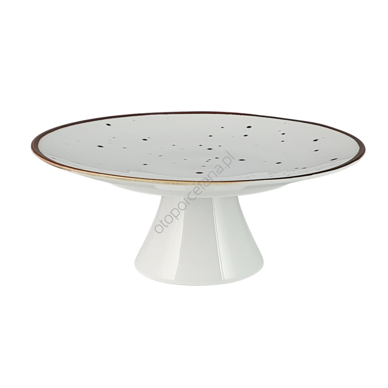 COTTAGE WHITE patera na ciasto 21,5 cm - Alumina Bogucice