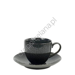 ZINA GRAPHITE FILIŻANKA Z SPODKIEM 300 ml - Alumina Bogucice