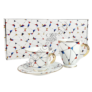 ARLEKIN zestaw śniadaniowy filiżanka AP103 + kubek