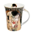 G. KLIMT kubek, POCAŁUNEK 350 ml (czarne tło) - 2