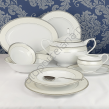 AGAWA PLATIN  serwis obiadowy 6 osobowy/ 25 sztuk - 2