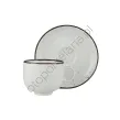 RUSTIC SNOW FILIŻANKA ZE SPODKIEM 0,25 l - Alumina Bogucice - 4