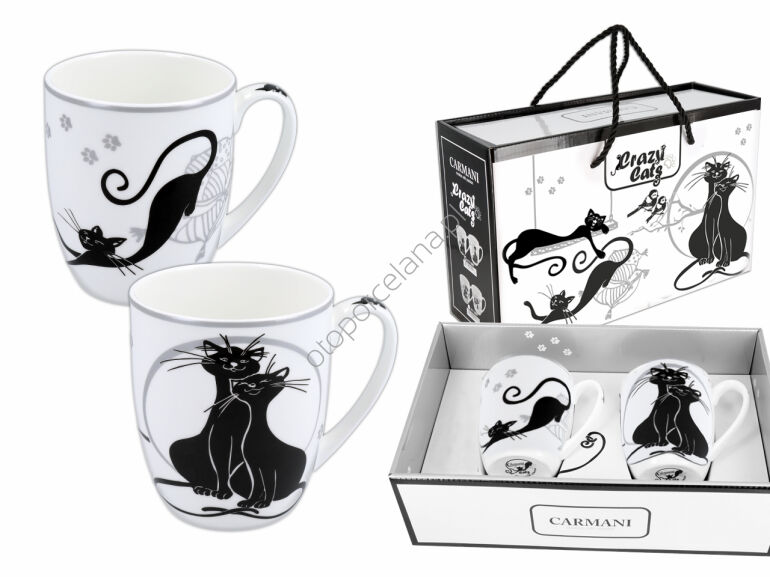 Kpl. 2 kubków - KOTY 400 ml