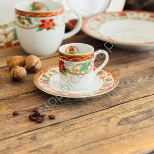 BUONA NATALE filiżanka z spodkiem espresso AP101